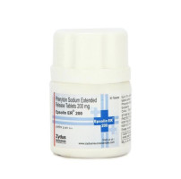 A bottle of generic Phenytoin (200mg) Tablets