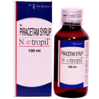 A bottle of Piracetam Syrup