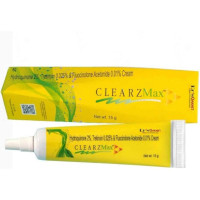 A pack and a tube Hydroquinone (2%) + Tretinoin (0.025%) + Fluocinolone acetonide (0.01%) Cream