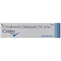A pack and tube of Generic Crisaborole (2% w/w) Ointment
