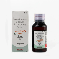 A box and a bottle of Generic Pediapred 15mg/5ml Solution