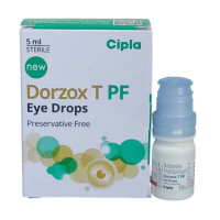 A pack and a bottle of Generic Dorzolamide (2%) + Timolol (0.5%) Eye Drop
