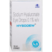 A box of Generic Sodium Hyaluronate (0.1%) Eye Drop