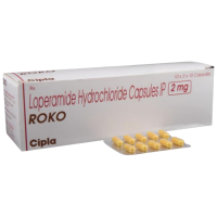 A box and a strip of Loperamide (2mg) Generic Capsule