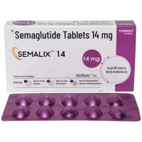 A pack and a strip of Generic Semaglutide (14mg) Tablets