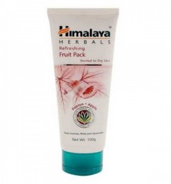 A tube of himalaya's Refreshing Fruit 100 gm Face Pack