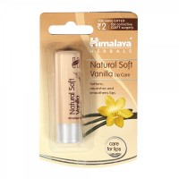 A pack of Natural Soft Vanilla 4.5 gm (Himalaya) Lip Care Balm