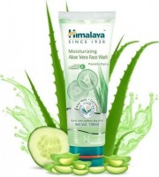 A tube of himalaya's Moisturizing Aloe Vera 100 ml Face Wash