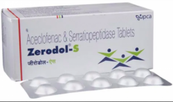 Aceclofenac 100mg + Serratiopeptidase 15mg Tab