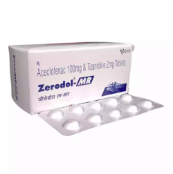 Aceclofenac 100mg + Tizanidine 2mg Tab
