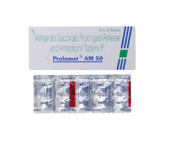 Amlodipine 5mg + Metoprolol Succinate 50mg Tab