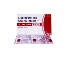 Aspirin 75mg + Clopidogrel 75mg Tab