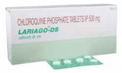 Box pack and a strip of Generic Aralen 500 mg Tab - Chloroquine