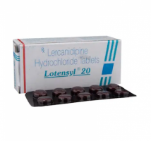 Box and blister of Generic Zanidip 20 mg Tab - Lercanidipine