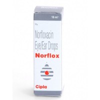 Box of generic Norfloxacin - 0.3 % Eye Drop