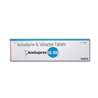Box of Generic Exforge 5 mg / 160 mg Tab - Amlodipine/Valsartan