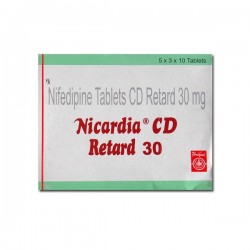 Box of Generic Procardia 30 mg Tab - Nifedipine