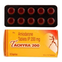 Blister and a box of Generic Cordarone 200 mg Tab - Amiodarone