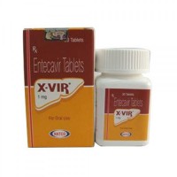 Bottle and a box pack of generic Entecavir 1mg Tab