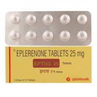 Blister and box pack of Generic Inspra 25 mg Tab - Eplerenone