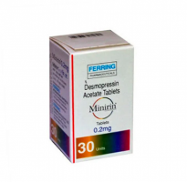 A pack of generic Desmopressin (0.2mg) Tablet