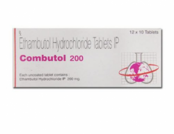 A box of Ethambutol 200mg Tab
