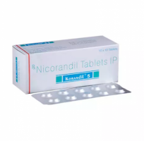 Box pack and a blister of generic Nicorandil 5mg Tablet