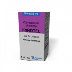 Box pack of generic Irinotecan 100mg/5ml Injection