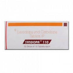 Box of Generic Sinemet 100 mg / 10 mg Tab - Levodopa / Carbidopa
