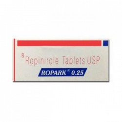 Box of Generic Requip 0.25 mg Tab - Ropinirole