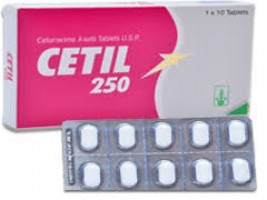 Box and blister of generic Cefuroxime Axetil  250mg Tablet