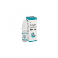 Box pack and a dropper of generic Ciprofloxacin  0.3 % Eye Drop