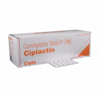 A box and a strip of generic Cyproheptadine 4mg Tablet