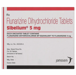 Sibelium 5mg Tab - BRAND VERSION