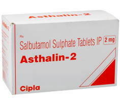 A box of Albuterol 2 mg Tab