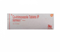 A box of generic Sulfamethoxazole Trimethoprim 400mg 80mg Tablets