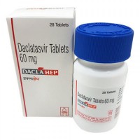 Box and blister strips of generic Daclatasvir (60mg)