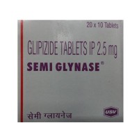 A box of Glipizide 2.5mg Tab