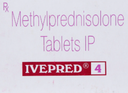 Box pack and blister strips of generic Medrol 4mg Tablets - METHYLPREDNISOLONE