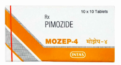 A box of Pimozide 4mg Tab