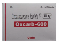 Box of Generic Trileptal 600 mg Tab - Oxcarbazepine