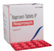 Box and a blister of Naprosyn 250 mg Tab - Naproxen