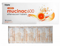 Box and a blister of Generic Acetylcysteine 600 mg Tab