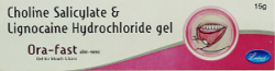 Generic Choline Salicylate 8.7 % + Lidocaine 2 % Liquid Gel Bottle 15 gm