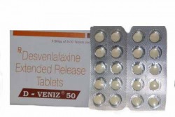 Box and two blister strips of generic desvenlafaxine succinate 50mg tablet