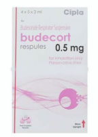 Box pack of generic Budesonide 0.5 mg inhalation