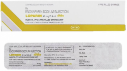 Box and a vial of Generic Clexane 40 mg / 0.4 mL Prefilled Injection - Enoxaparin