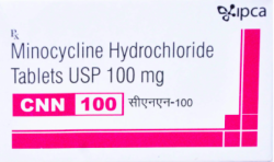 Box of generic Minocycline (100mg)