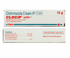 Box of generic Clotrimazole 1 % Cream