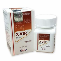 A box pack and a blister of generic Entecavir 0.5mg Tab
